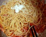 ベーコンのアマトリチャーナ作り方5写真