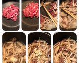 鶏がらスープで牛こまスープ（笑）作り方6写真