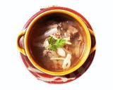 鶏がらスープで牛こまスープ（笑）作り方8写真