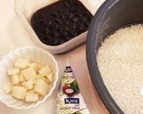 黒豆とココナッツミルクのおやつごはん作り方1写真