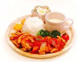 時短レシピ❋炊飯器でチキントマト煮込み作り方4写真