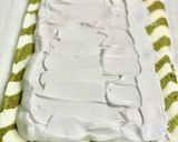 宇治抹茶シマシマのホワイトﾛｰﾙｹｰｷ作り方9写真
