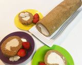 ふわふわモカロールケーキ　コーヒー苦め作り方8写真
