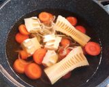 野菜の煮物レタスと海老の巾着煮　発酵玉葱作り方3写真