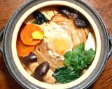 餅巾着の温かいうどん　発酵玉葱作り方11写真