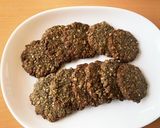 黒ゴマきな粉のオートミールクッキー♡作り方4写真