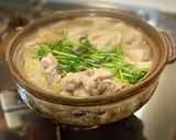 お鍋のシメはお餅入り雑炊作り方1写真