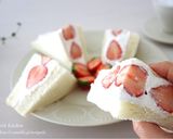 ポイントあり♡簡単♡カフェ風いちごサンド作り方6写真