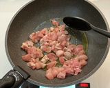 鶏とねぎの和風パスタ作り方2写真