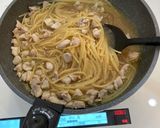 鶏とねぎの和風パスタ作り方4写真