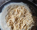 お正月余ったカニとカニ味噌でパスタ作り方5写真