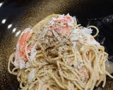 お正月余ったカニとカニ味噌でパスタ作り方6写真
