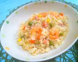 簡単美味しくヘルシーな炊飯器エビピラフ作り方5写真