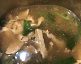 簡単温か！豚玉ニラうどん作り方4写真