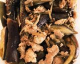 ナスと生姜と鶏ひき肉のさっと煮作り方1写真