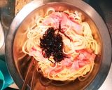 主食でもいける！ごま昆布サラダスパ作り方4写真