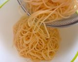 瓶詰め雲丹で濃厚雲丹のクリームパスタ作り方7写真