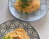 瓶詰め雲丹で濃厚雲丹のクリームパスタ作り方9写真