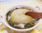 低カロリー☆とろとろまるごと玉ねぎスープ作り方9写真