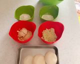 2種のきな粉餅とおうす(お抹茶)作り方1写真