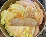 白菜とソーセージのコンソメ煮作り方2写真