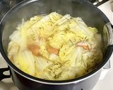 白菜とウインナーのハーブ煮込みスープ作り方5写真