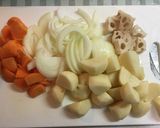 バーミキュラで関西風 肉じゃが(無水)作り方1写真