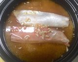 土鍋で作る鮭のガリバタしょうゆ炊込みご飯作り方2写真