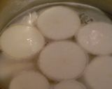 きんちゃく餅と根菜の煮物作り方1写真