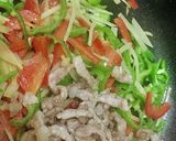 青椒肉絲作り方5写真