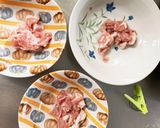 全てレンジ豆腐バーグ入チリソースドーム蒸作り方18写真