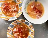全てレンジ豆腐バーグ入チリソースドーム蒸作り方20写真