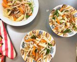 全てレンジ豆腐バーグ入チリソースドーム蒸作り方22写真