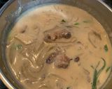 豆乳で作る鶏肉ときのこシチュー☆作り方8写真