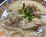 豆乳で作る鶏肉ときのこシチュー☆作り方9写真