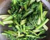 ターサイの豆豉炒め作り方5写真