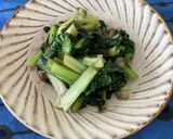 ターサイの豆豉炒め作り方6写真