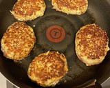 簡単！えのきでかさ増しハンバーグ作り方4写真