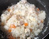 鶏むね肉と糸こん・根野菜の炊き込みご飯♪作り方5写真