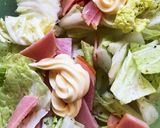 白菜とハムのサラダ作り方5写真