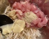 主材料2つ 鶏胸肉ともやしのサクッと焼き作り方3写真