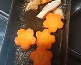 お弁当★人参飾り切り★バターポン煮★副菜作り方3写真