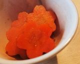 お弁当★人参飾り切り★バターポン煮★副菜作り方5写真
