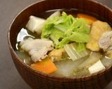 白菜入り具だくさん豚汁 JAにいがた南蒲作り方5写真