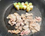 豚こま肉と長ネギ（輪切り）の炒め煮作り方5写真