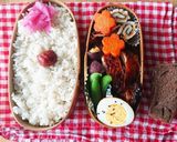 お弁当★人参飾り切り★バターポン煮★副菜作り方7写真