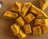 付け合わせに! かぼちゃの煮物作り方1写真