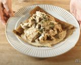 チキンとキノコのフリカッセ（クリーム煮）作り方12写真