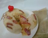 レンジ簡単☆シャキシャキりんご入蒸しパン作り方4写真