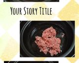 南瓜そぼろ煮(南瓜挽肉煮付)簡単作り方3写真